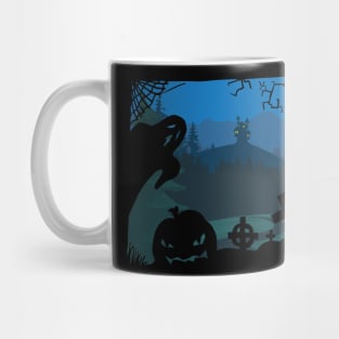 Spooky Castle Scene Mug